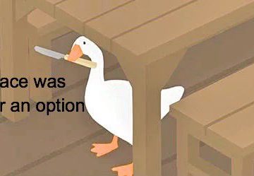 Untitled Goose Game meme