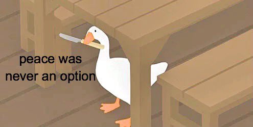 Untitled Goose Game мем Untitled Goose Game мем