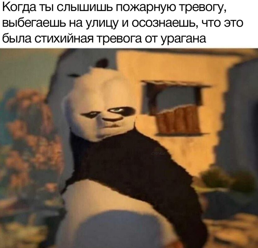 Искаженный Кунг-фу Панда мем