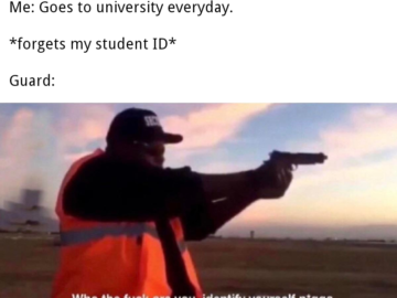 Who the fuck are you identify yourself nigga