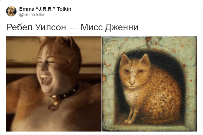 персонажи Кошки и коты со средневековых картин