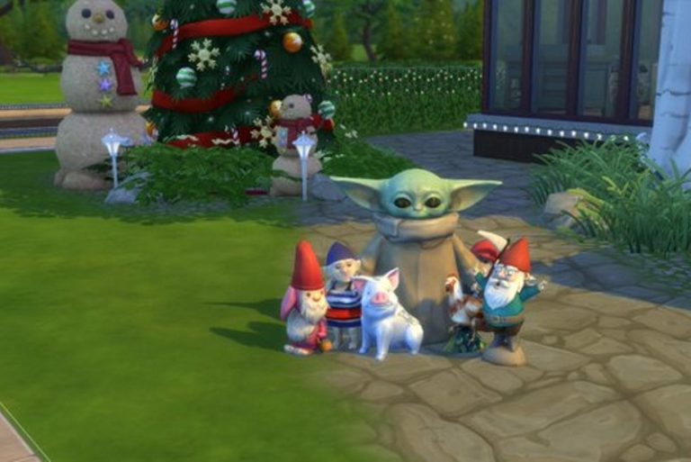 Малыша Йоду добавили в Sims 4