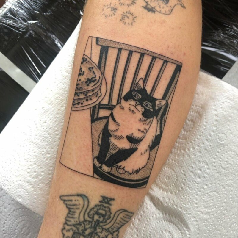 Кот с блинами Кот с блинами