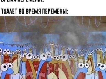 Туалет во время перемены