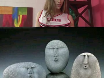 Камни с человеческими лицами