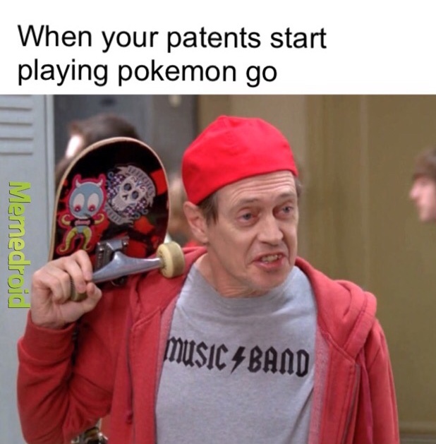 Стив Бушеми со скейтбордом (How Do You Do, Fellow Kids?)