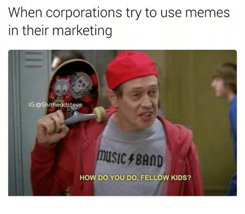 Стив Бушеми со скейтбордом (How Do You Do, Fellow Kids?)