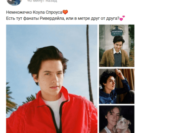 Коул Спроус - мемы про актера Ривердейла