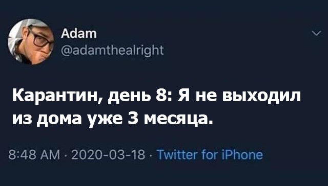 Мемы про карантин и самоизоляцию