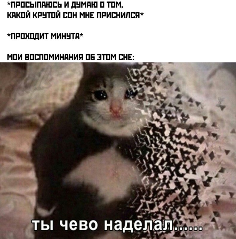Ты чево наделал