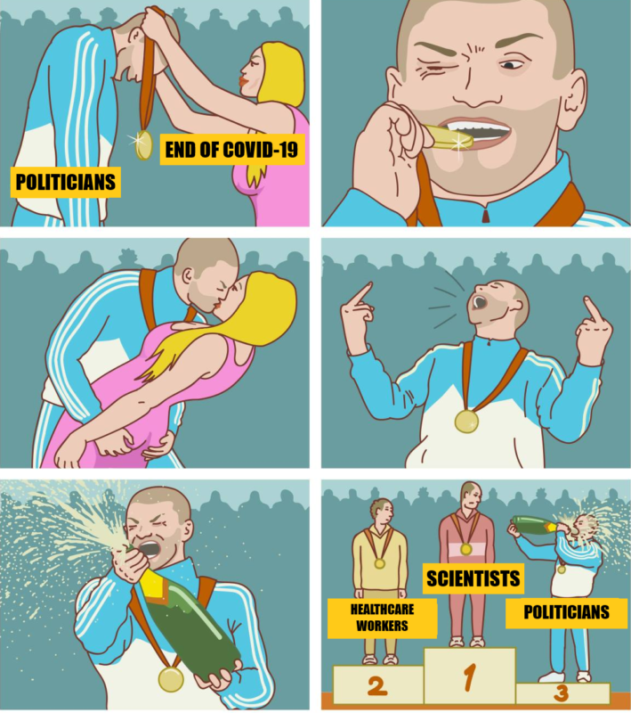 Парень с бронзовой медалью