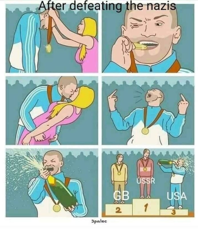 Парень с бронзовой медалью