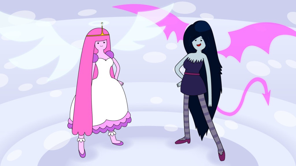 Panty and stocking with Garterbelt мем Fly away