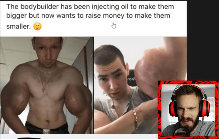 PewDiePie рассказал про синтолового качка