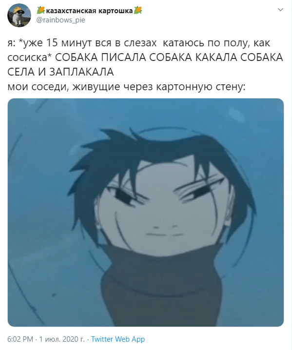 Собака писала, собака какала