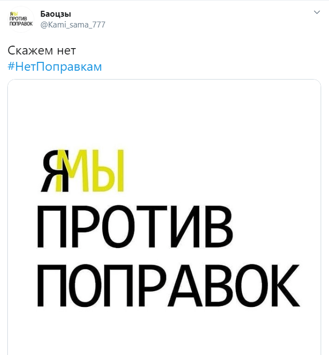 #НетПоправкам #НетПоправкам