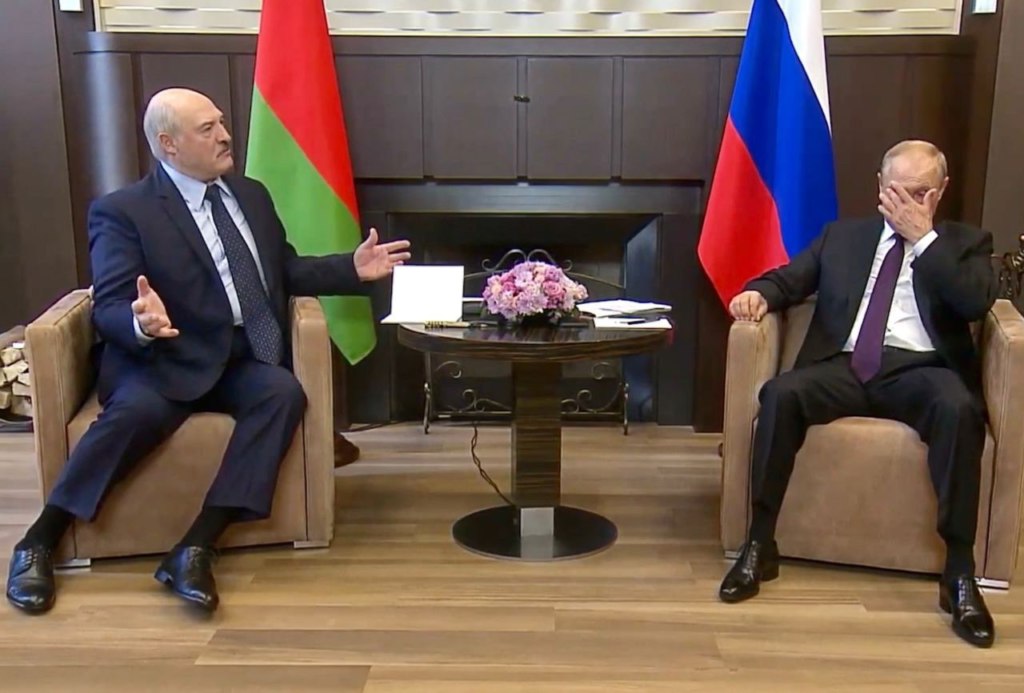 Встреча Путина и Лукашенко