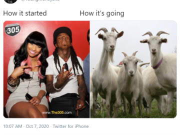 How it started vs. How it's going