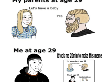 Мои родители в X лет