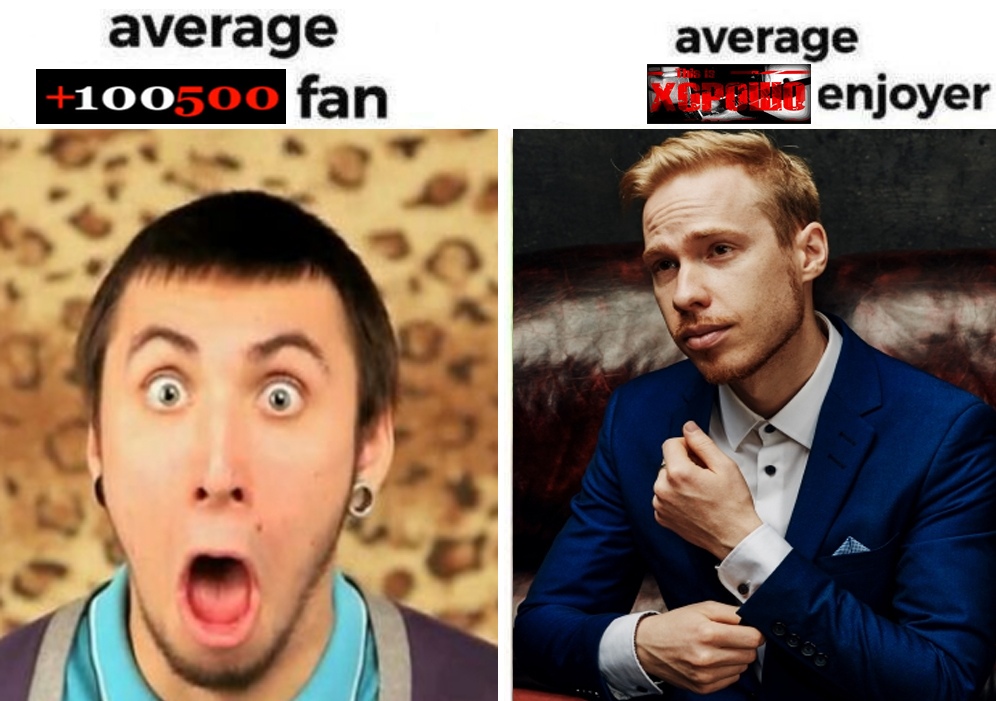 average fan vs. average enjoyer