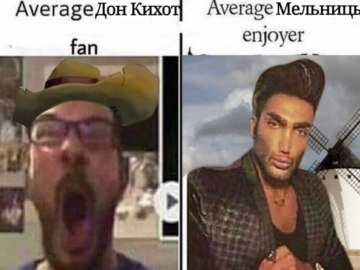 average fan vs. average enjoyer