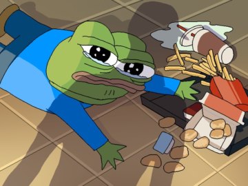 пепе уронил еду