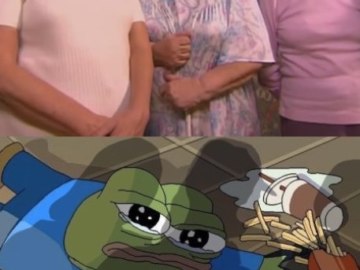 Пепе уронил еду