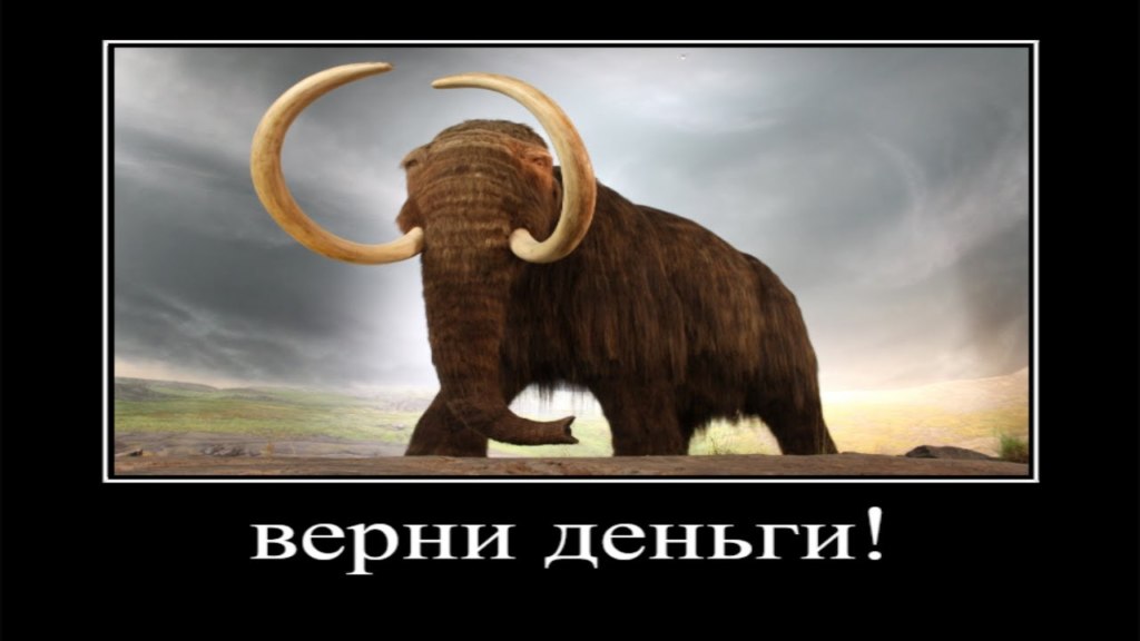 Заскамил мамонта