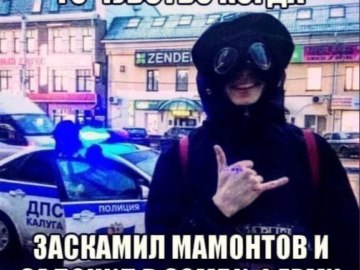 Заскамил мамонта