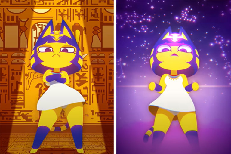 кошка ankha цензурная версия