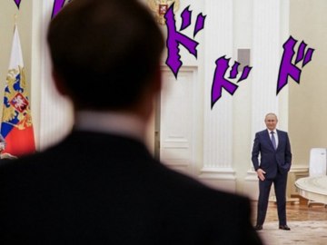 Путин за длинным столом