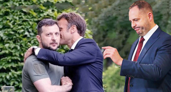 Зеленский и Макрон Зеленский и Макрон