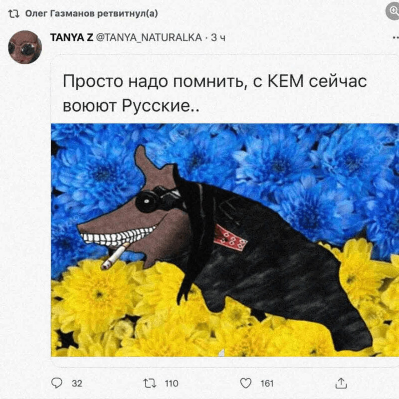 главное помнить с кем воюют русские газманов