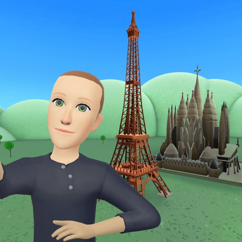 Селфи Цукерберга в метавселенной Horizon Worlds Селфи Цукерберга в метавселенной Horizon Worlds