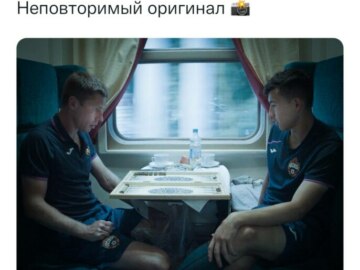 Месси и Роналду играют в шахматы