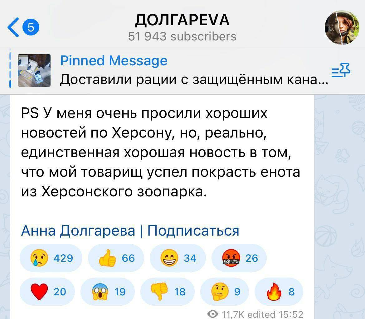 енот из херсона