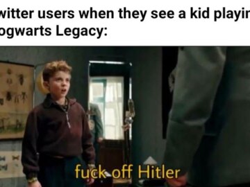 Мемы про hogwarts legacy
