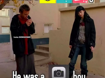 She was a girl he was a boy