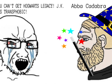 Мемы про hogwarts legacy