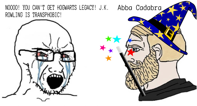 Мемы про hogwarts legacy