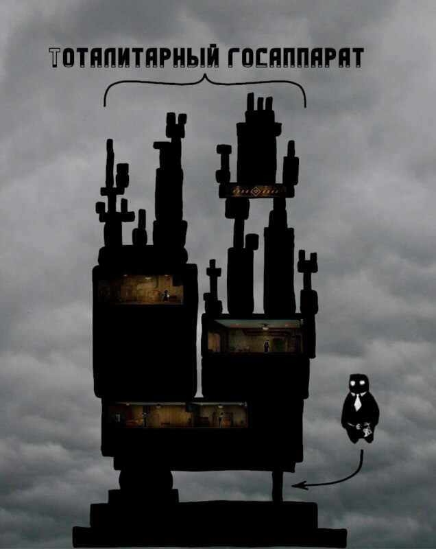 Палка держит конструкцию