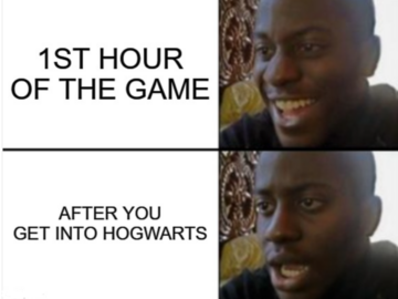 Мемы про hogwarts legacy