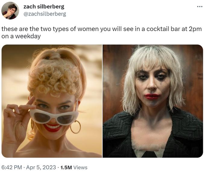 Леди Гага в образе Харли Квинн в фильме "Джокер 2"
