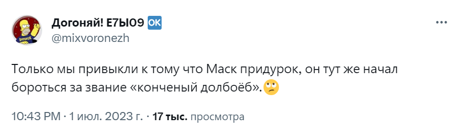 лимит твитов Маск