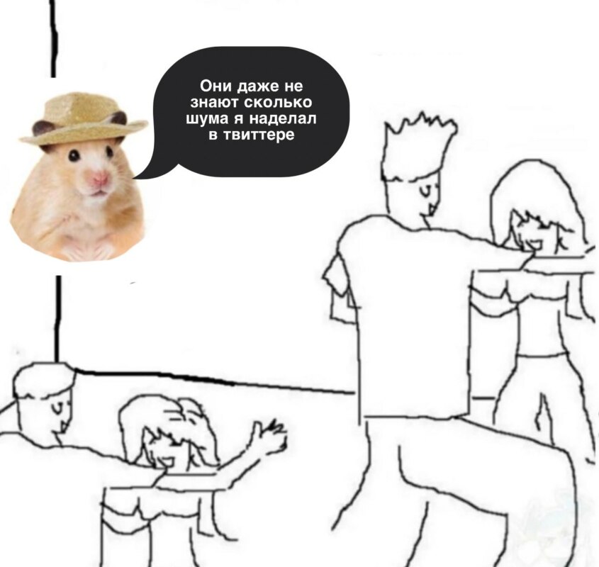 хомяк в шляпе