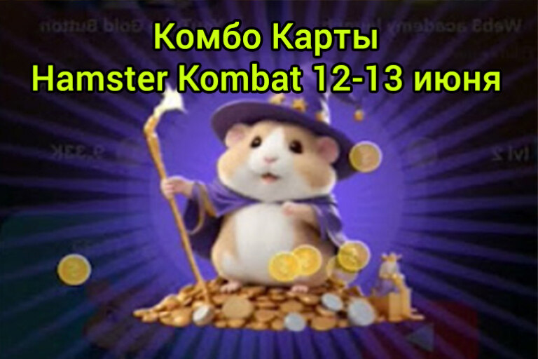 Комбо карты в Хамстер Комбат 12-13 июня