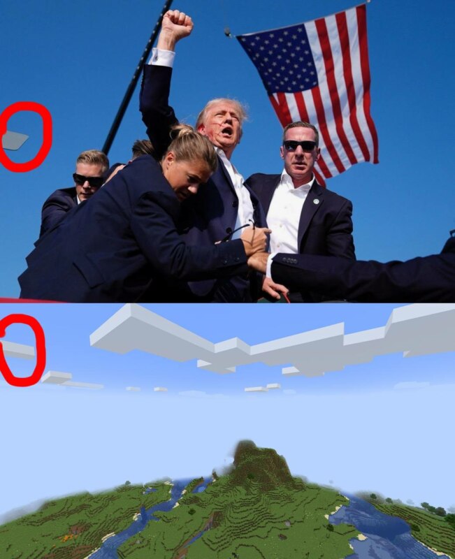 стрельба в трампа мем