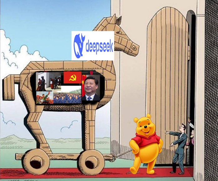Мемы про DeepSeek Мемы про DeepSeek