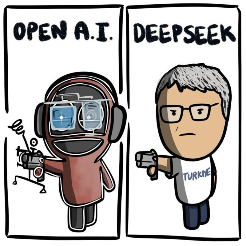 мемы про DeepSeek мемы про DeepSeek